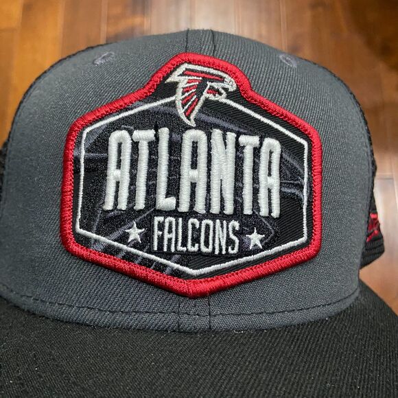 New Era Atlanta Falcons 2021 NFL Draft Trucker 9FIFTY Snapback Hat Mens One Size - Picture 2 of 7